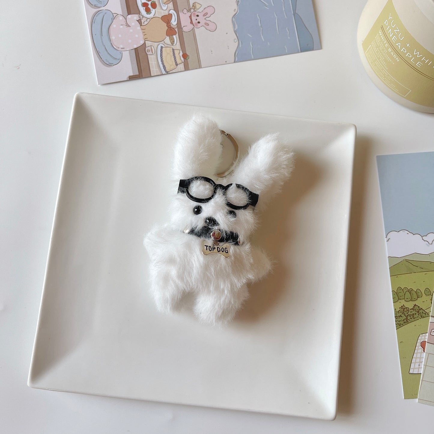 Happy Dogs adorable Bag Charm Plushie