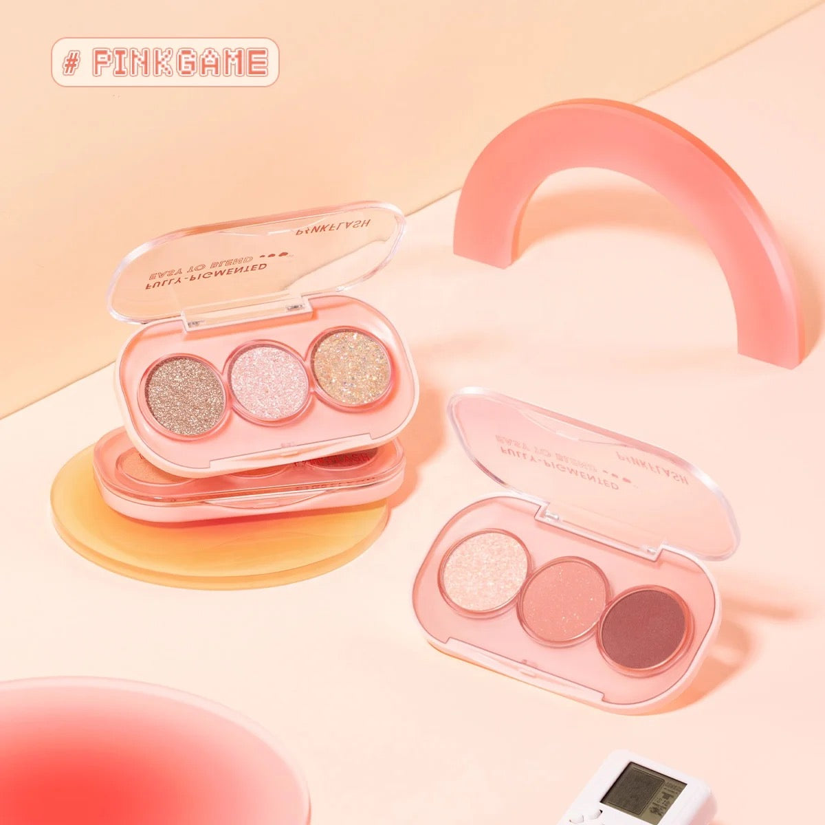 PINKFLASH 3 PAN EYESHADOW PALETTE