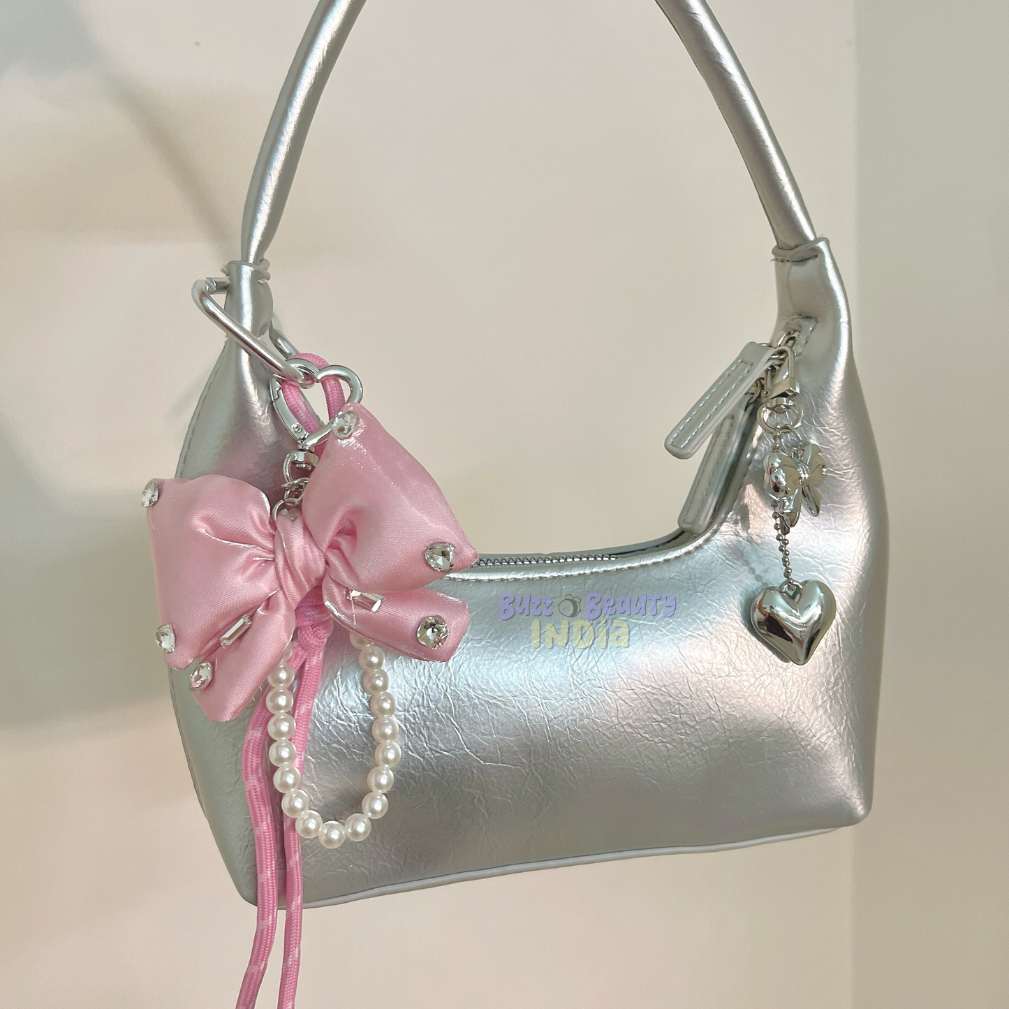 Embellished Bow Bag Charm
