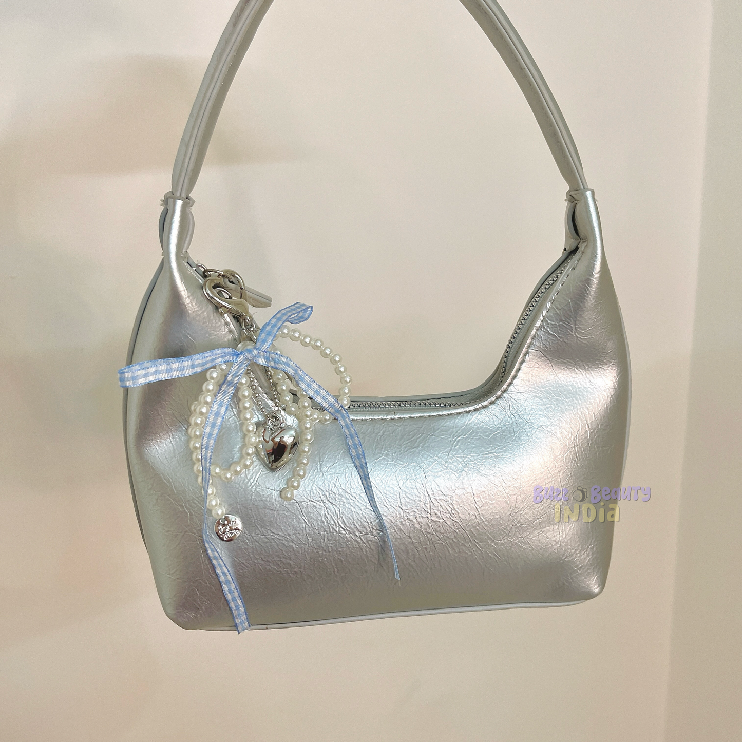 Pearls and Bows Bag Charm