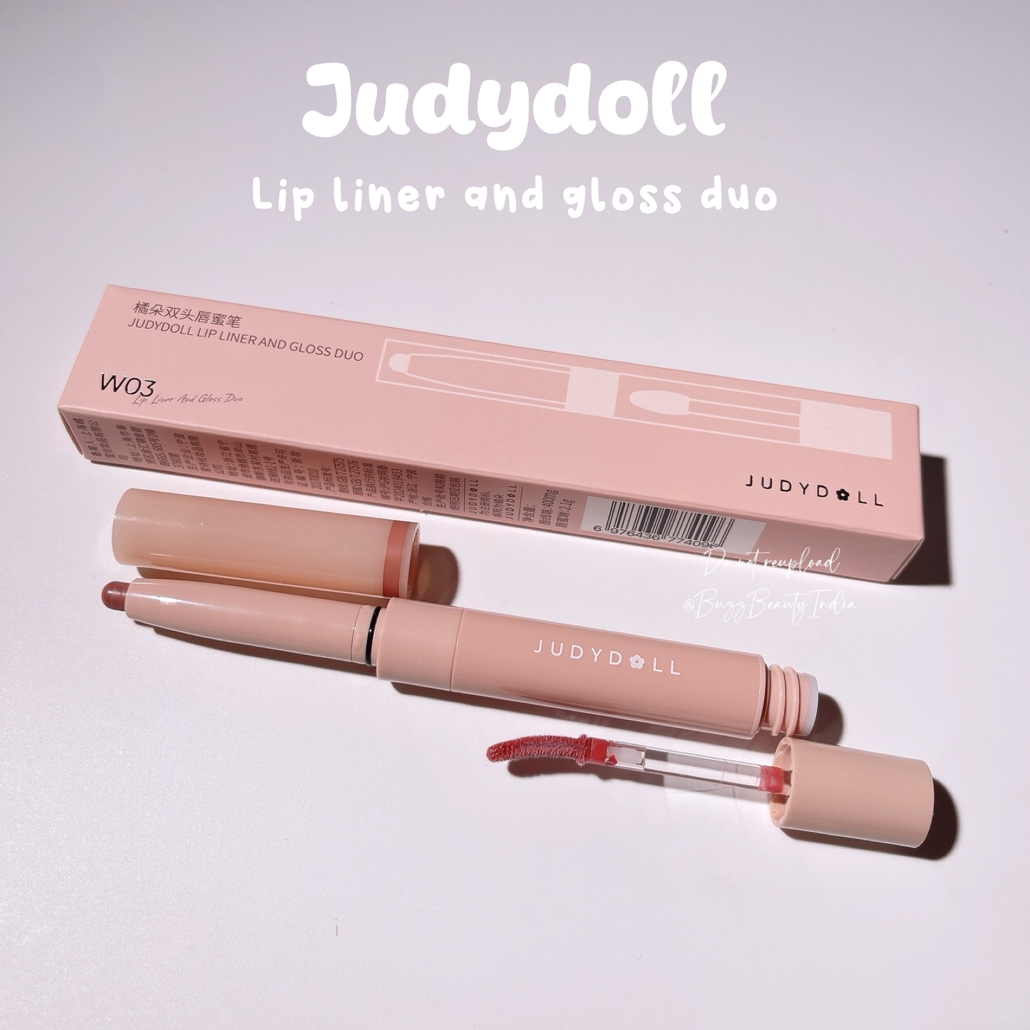 Judydoll Dual-End Lip Liner and Gloss
