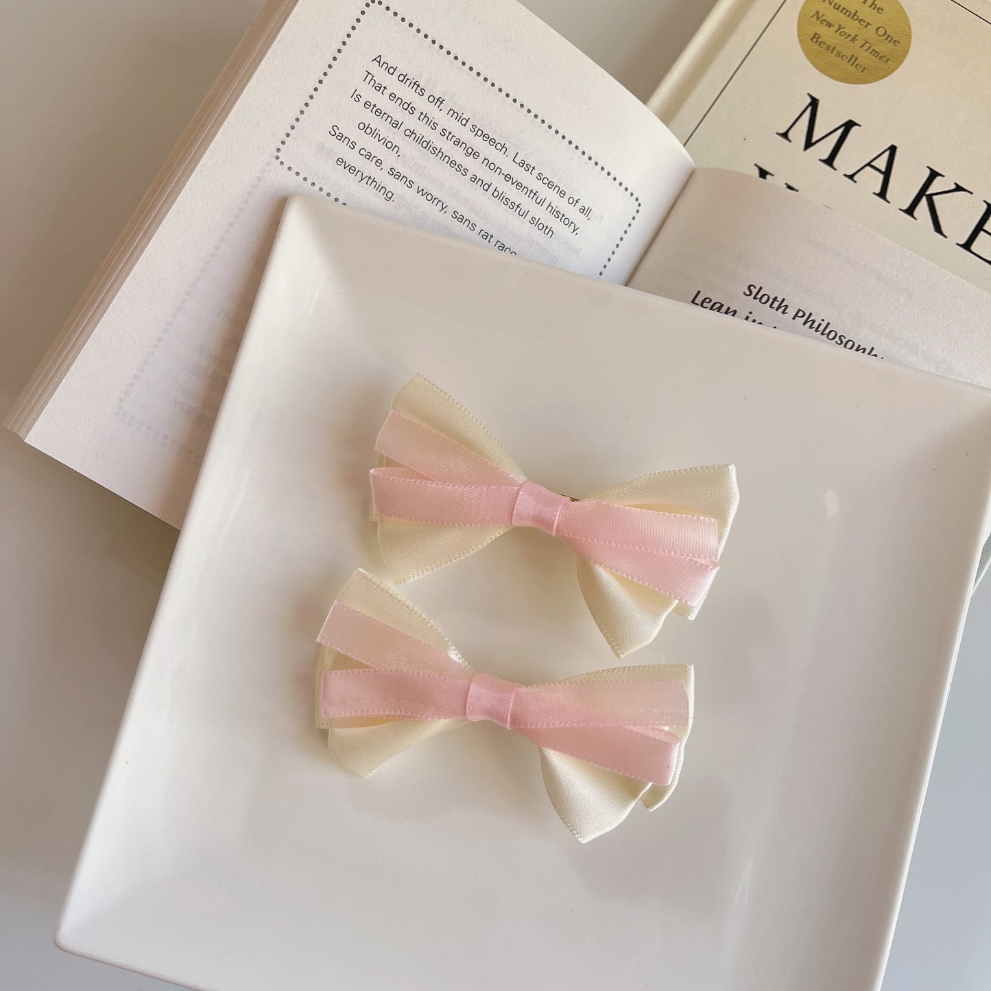 Silk Satin Bow Hairclip