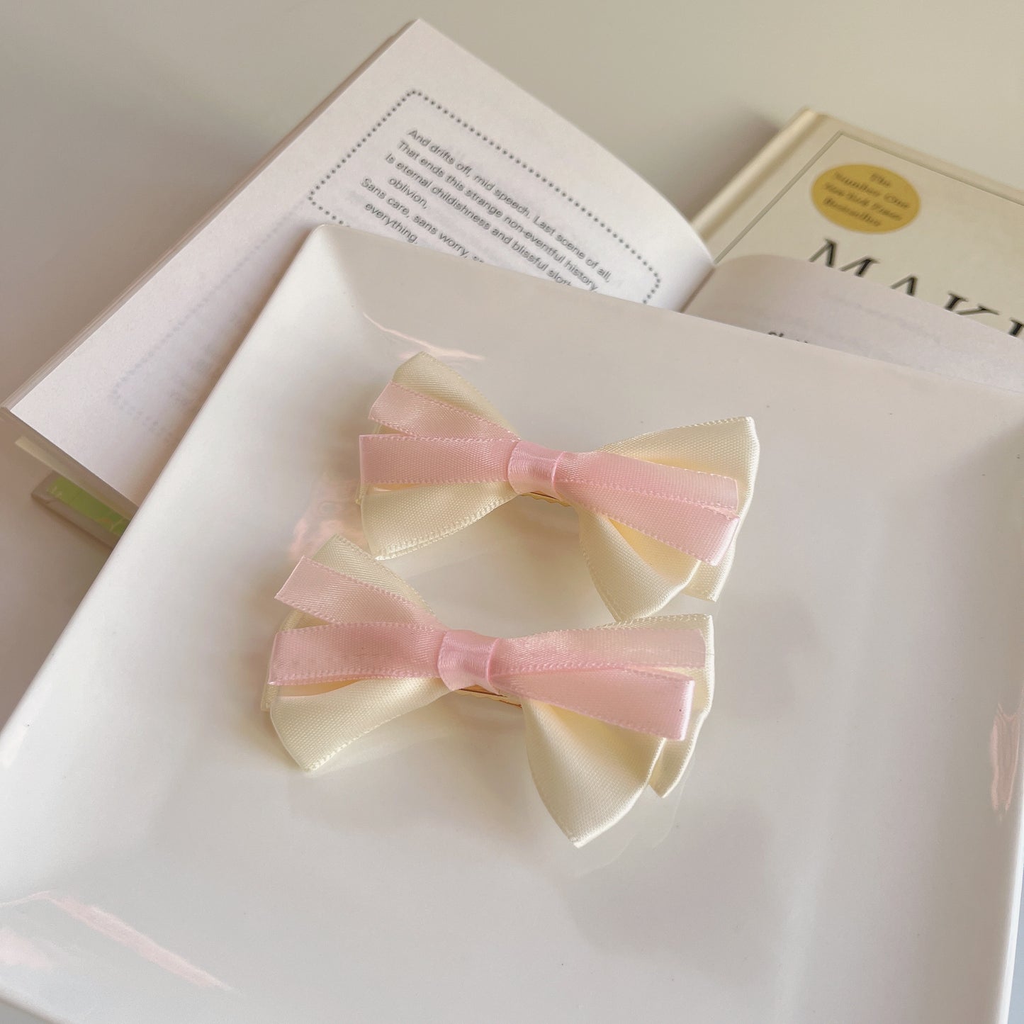 Silk Satin Bow Hairclip