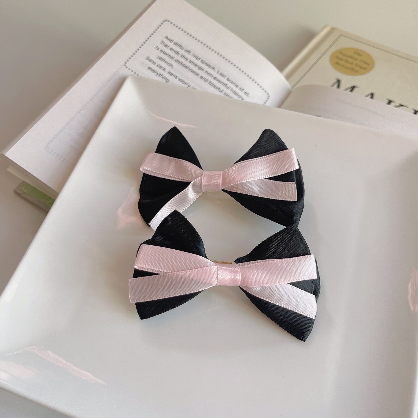 Silk Satin Bow Hairclip