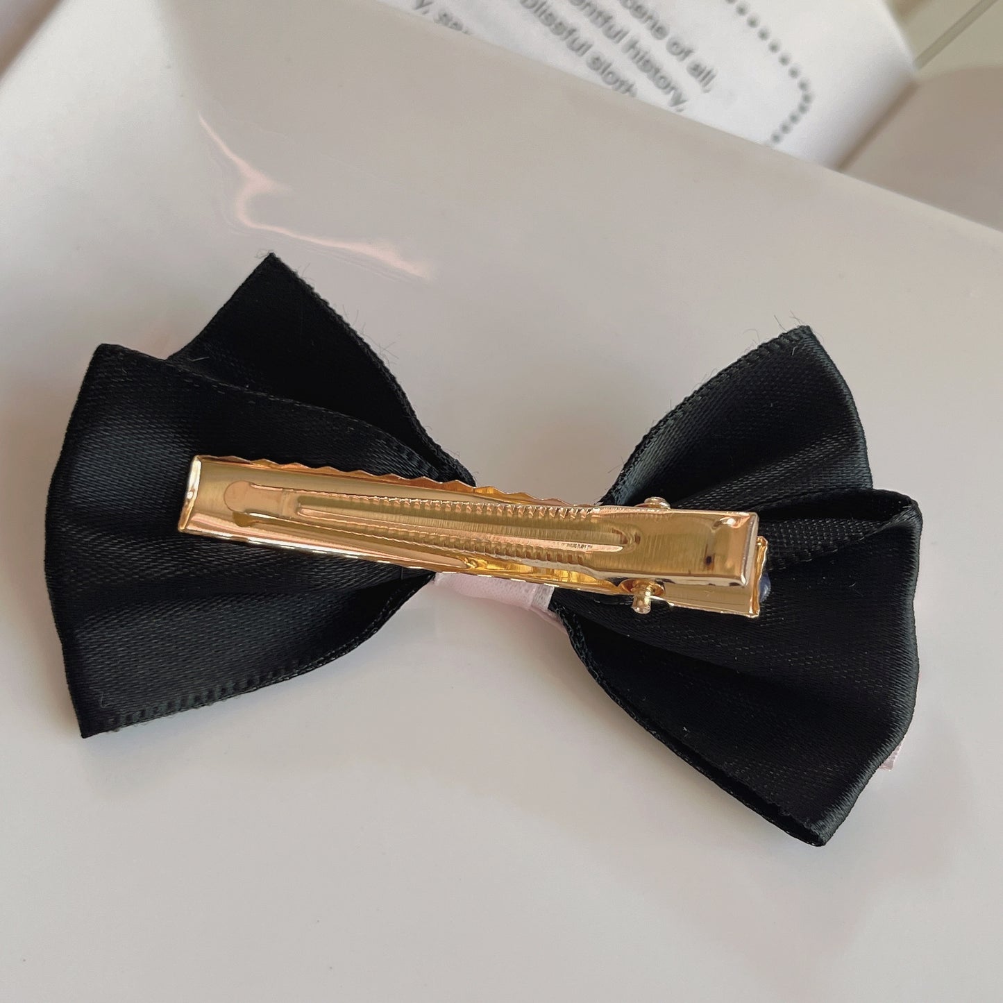Silk Satin Bow Hairclip
