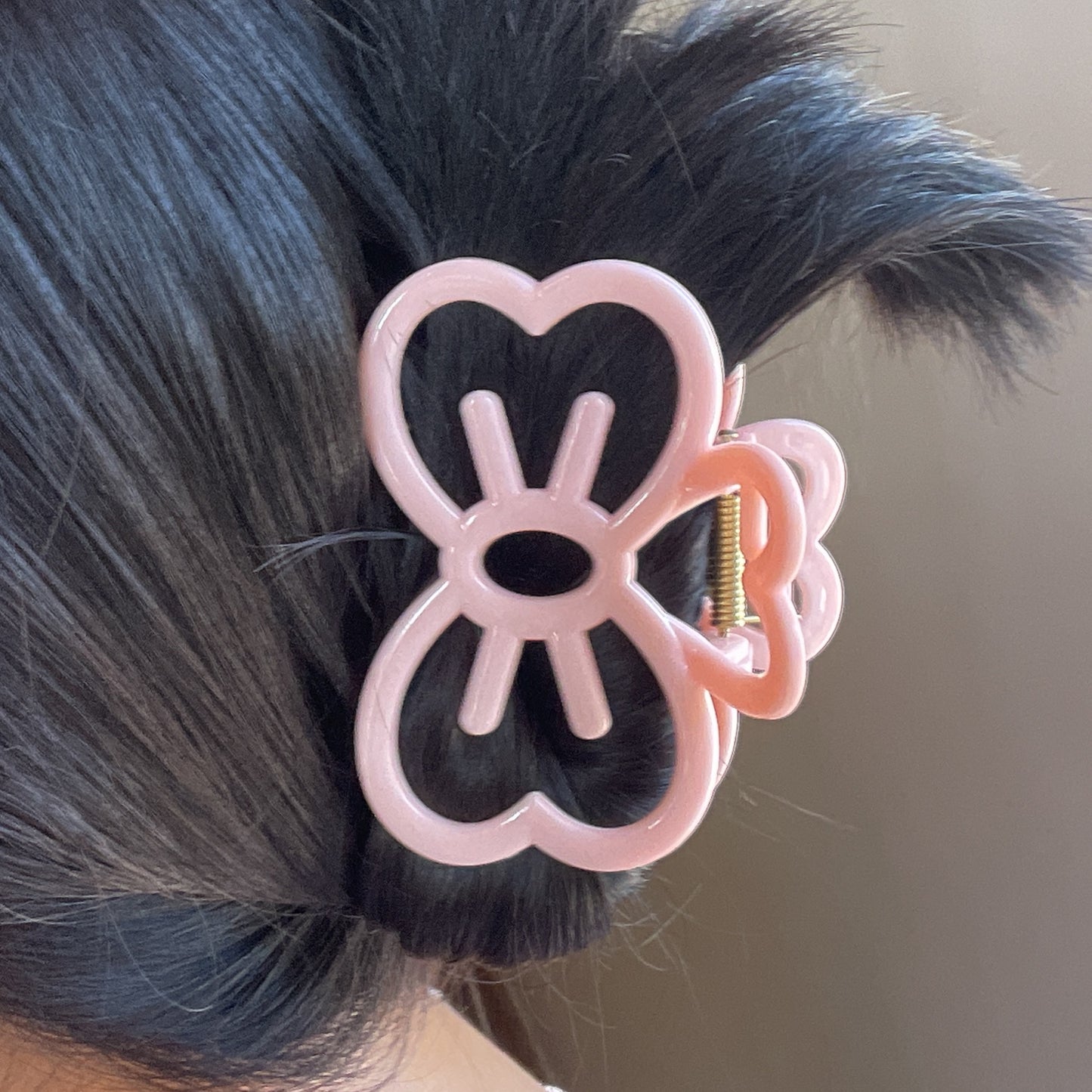 Colourful Bow Claw Clip