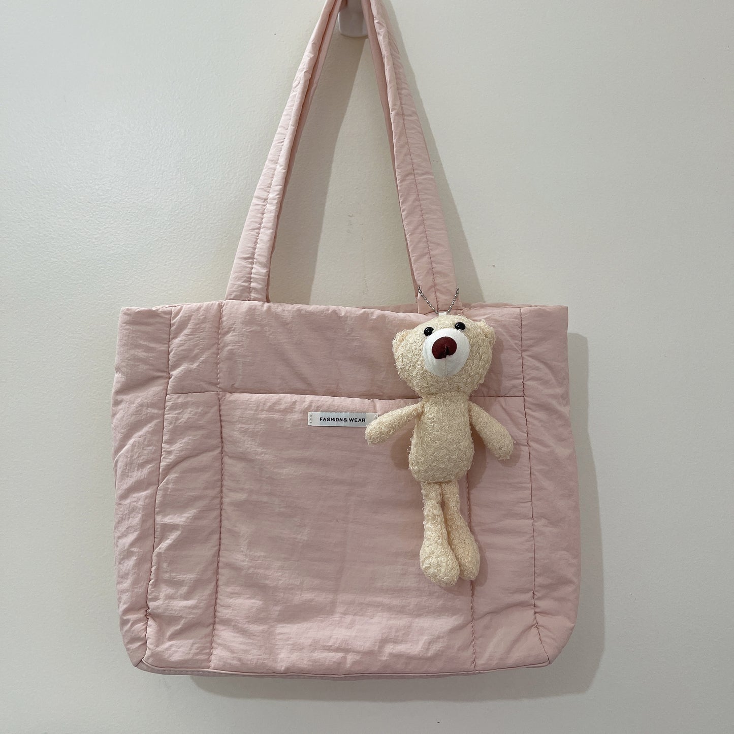 PASTEL PUFFY TOTE BAG