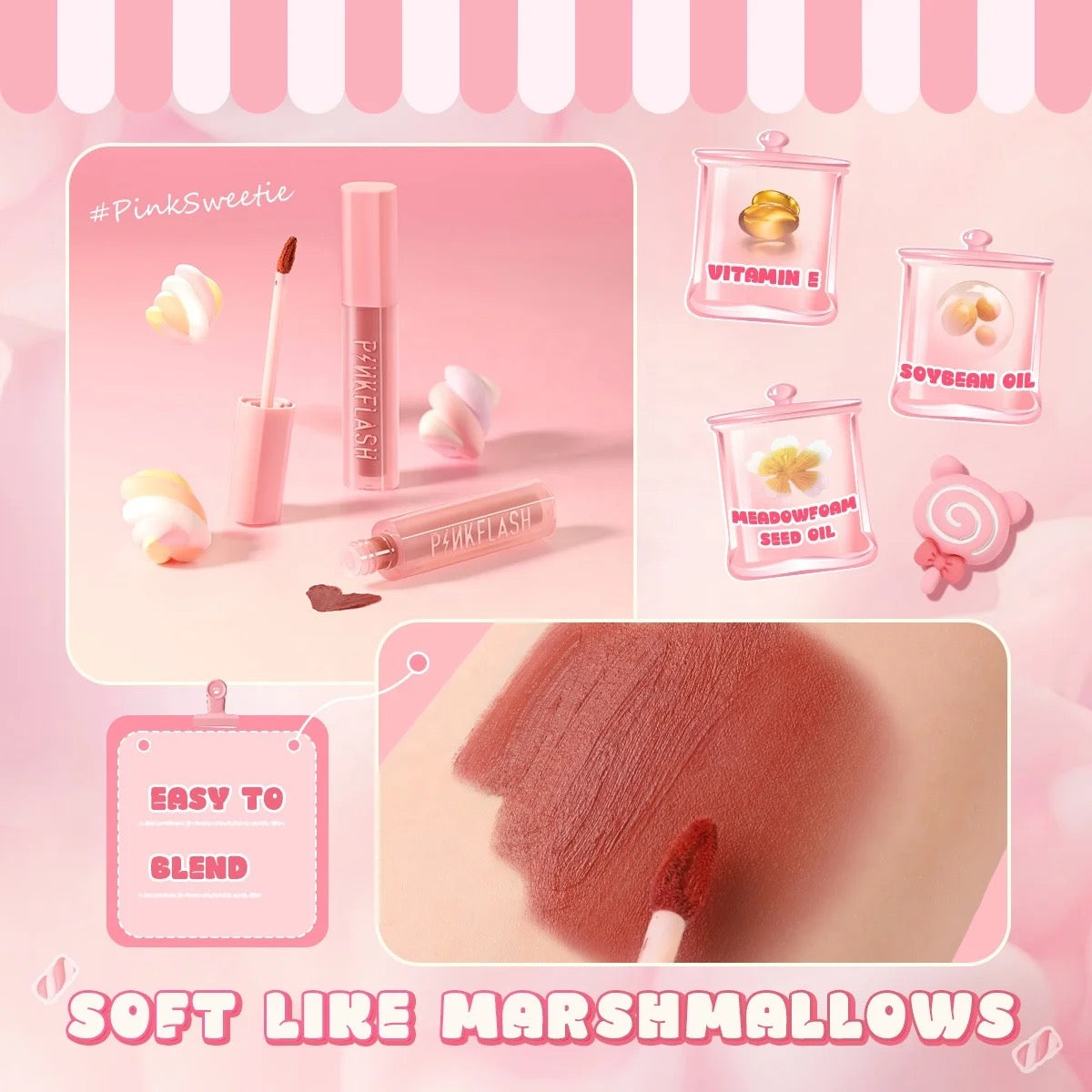 PINKFLASH POWDERY GLOSS