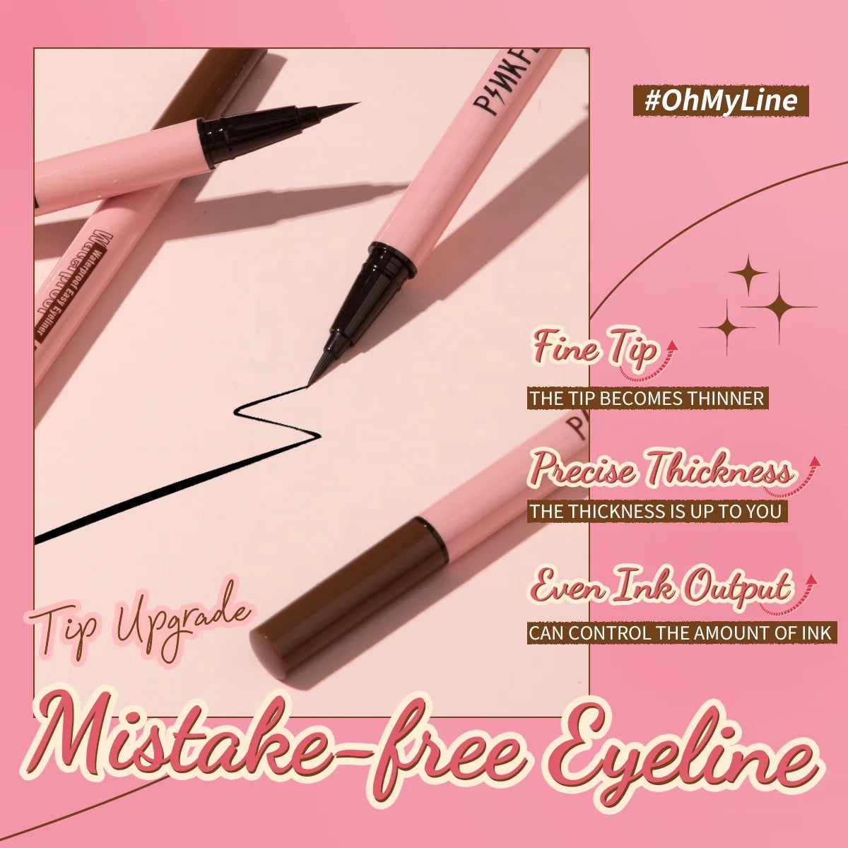 PINKFLASH LOCK ALL DAY EYELINER