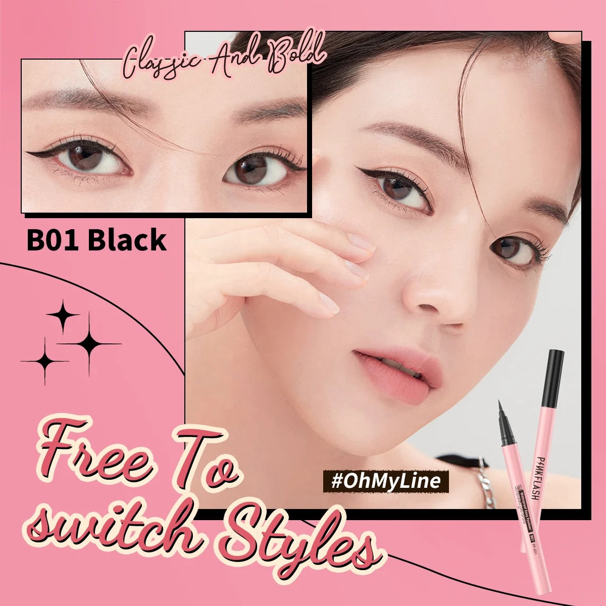 PINKFLASH LOCK ALL DAY EYELINER