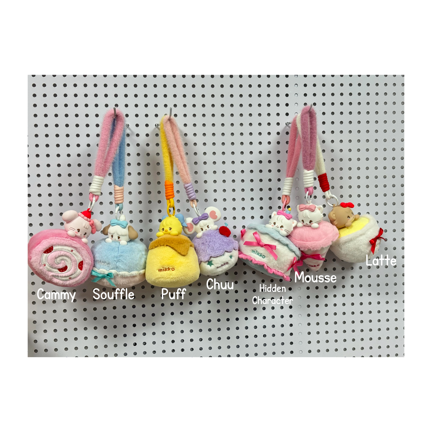 Mikko Illustrations Sweetheart Afternoon Tea Series Plush Keychain Blind Box (1 BOX)