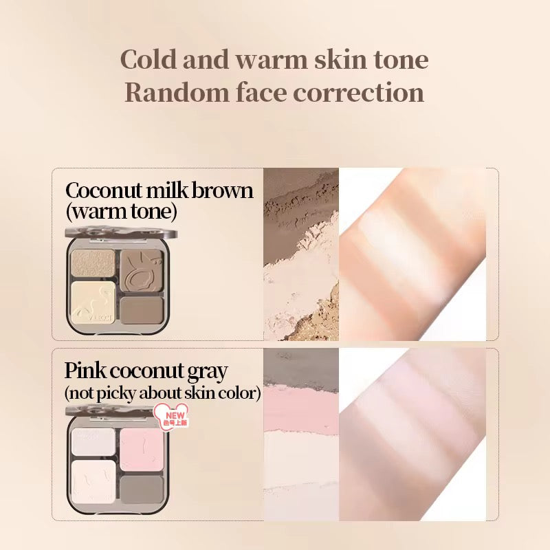 Veecci Easy to Draw Highlighter Contouring Palette