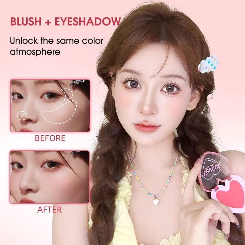 Heart-Shaped Mousse Cream Blush