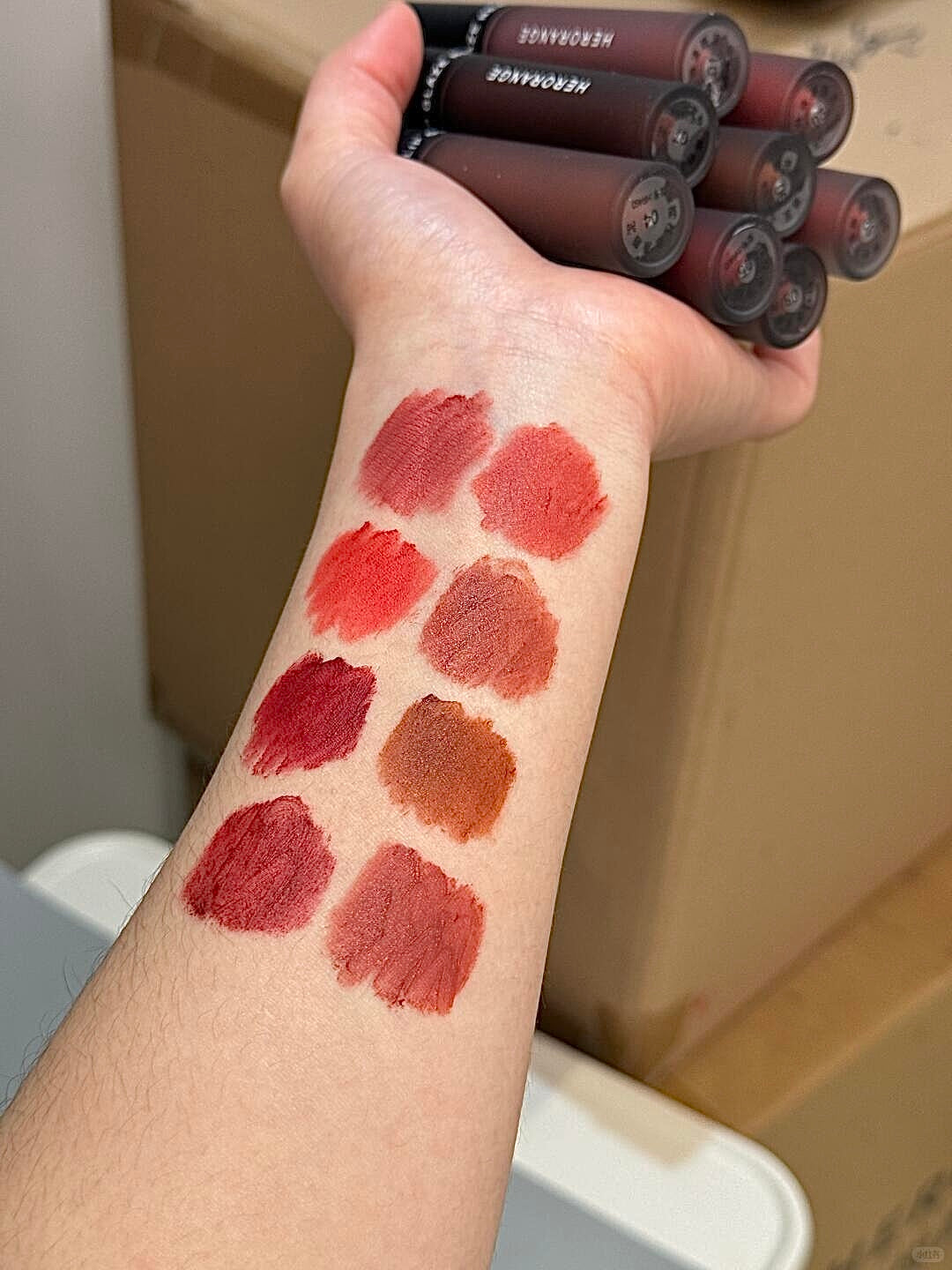 Hero Range Set of 8 Velvet Matte Lipsticks