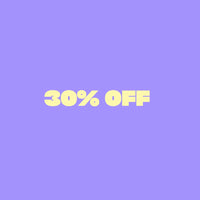 30% OFF SALE