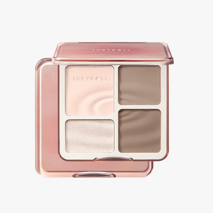 Judydoll 2 IN 1 Highlighter Contour Palette