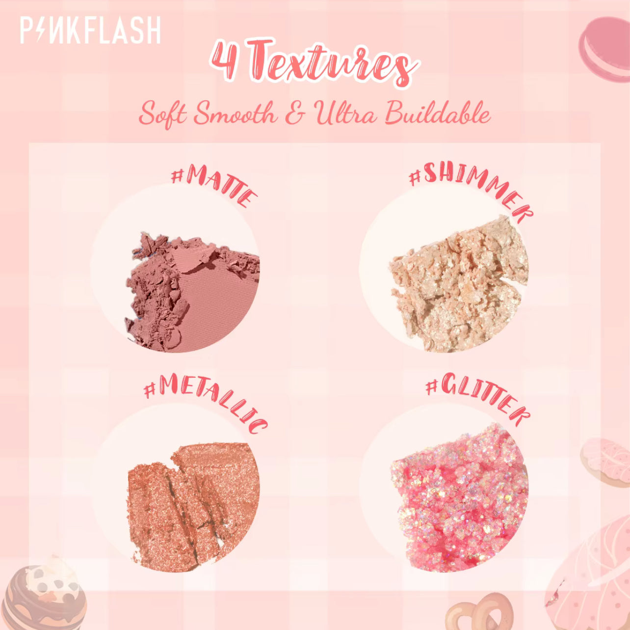 PINKFLASH PRO-TOUCH EYESHADOW PALETTE