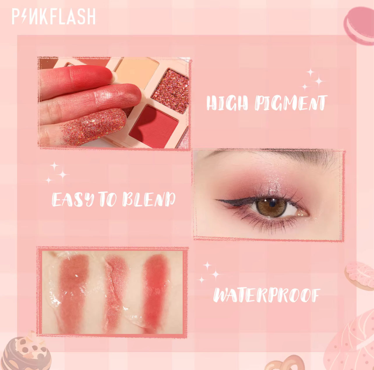 PINKFLASH PRO-TOUCH EYESHADOW PALETTE