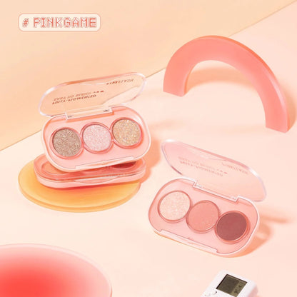 PINKFLASH 3 PAN EYESHADOW PALETTE