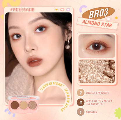 PINKFLASH 3 PAN EYESHADOW PALETTE