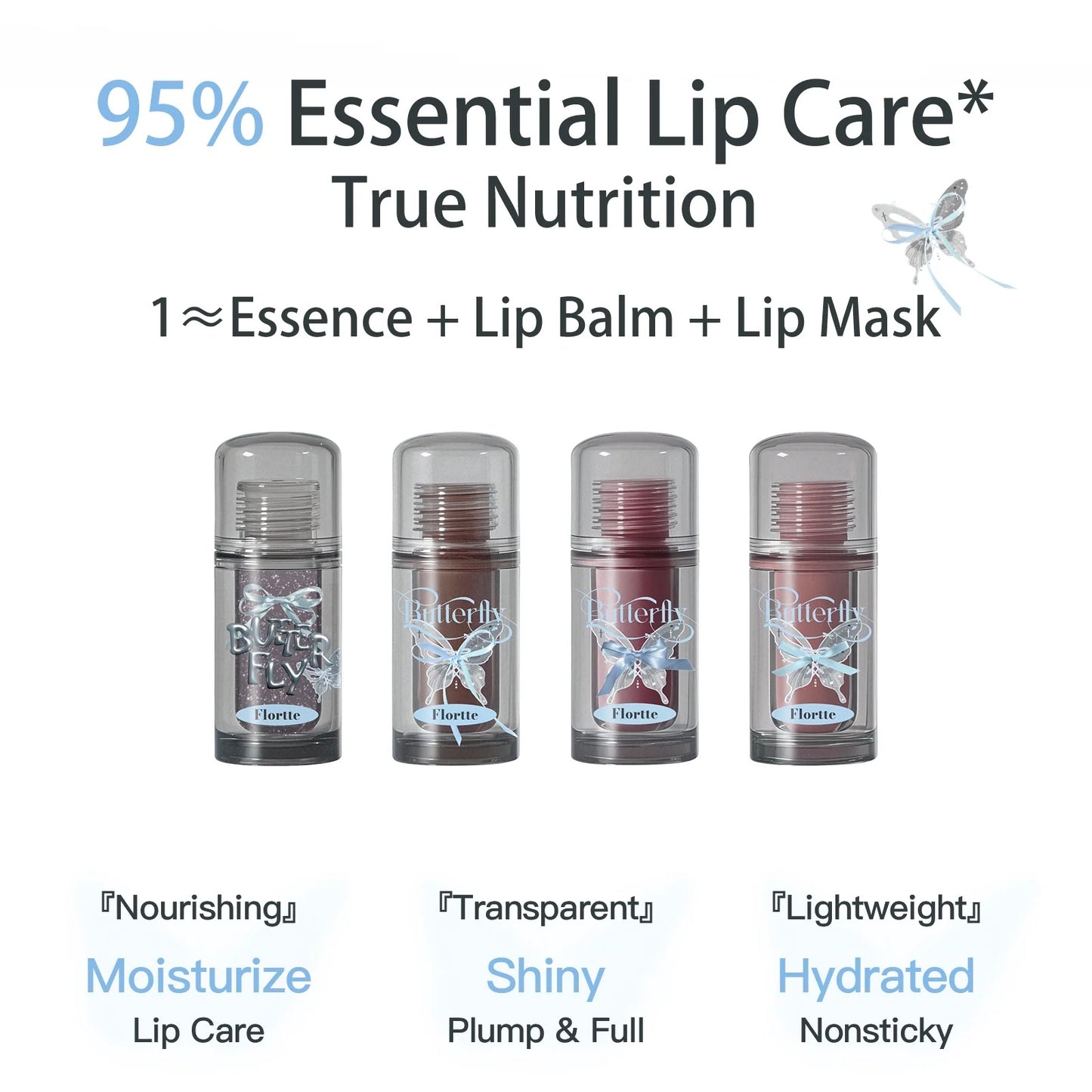 Flortte Twin Butterfly Series Lip Serum