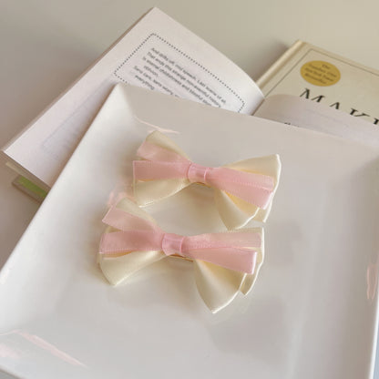 Silk Satin Bow Hairclip