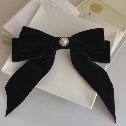 Velvet Big Bow Hairclip