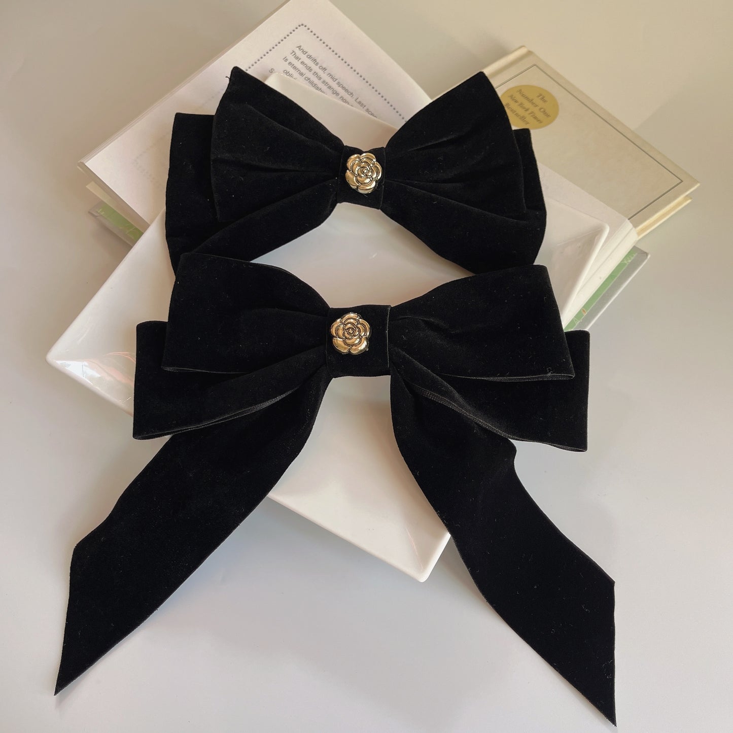 Velvet Big Bow Hairclip