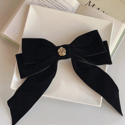 Velvet Big Bow Hairclip