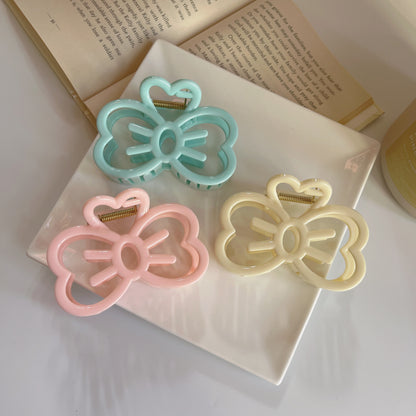 Colourful Bow Claw Clip
