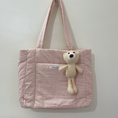 PASTEL PUFFY TOTE BAG