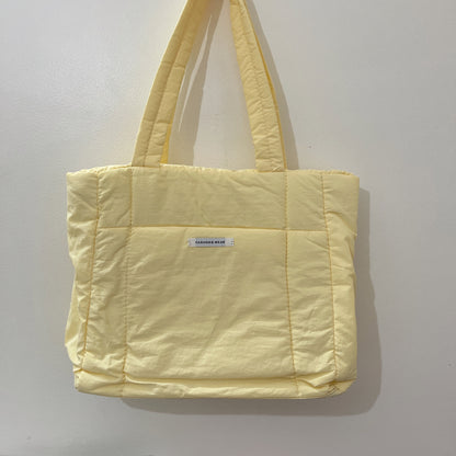 PASTEL PUFFY TOTE BAG