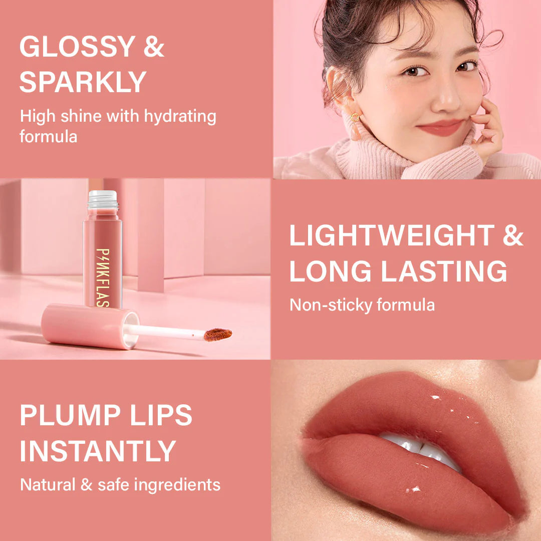 PINKFLASH Lasting Glossy Lip Gloss