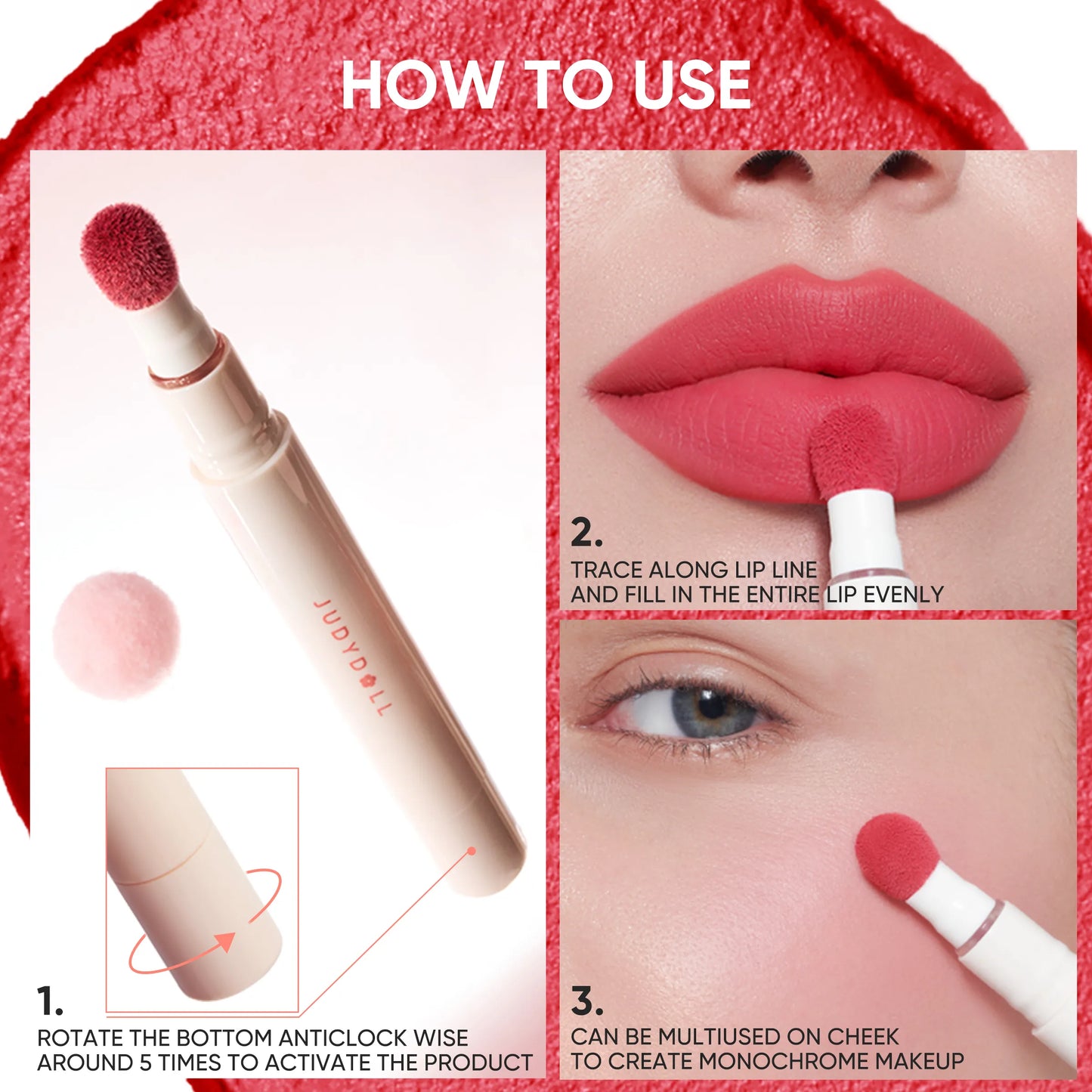 Judydoll Cushion Lip Powder Cream