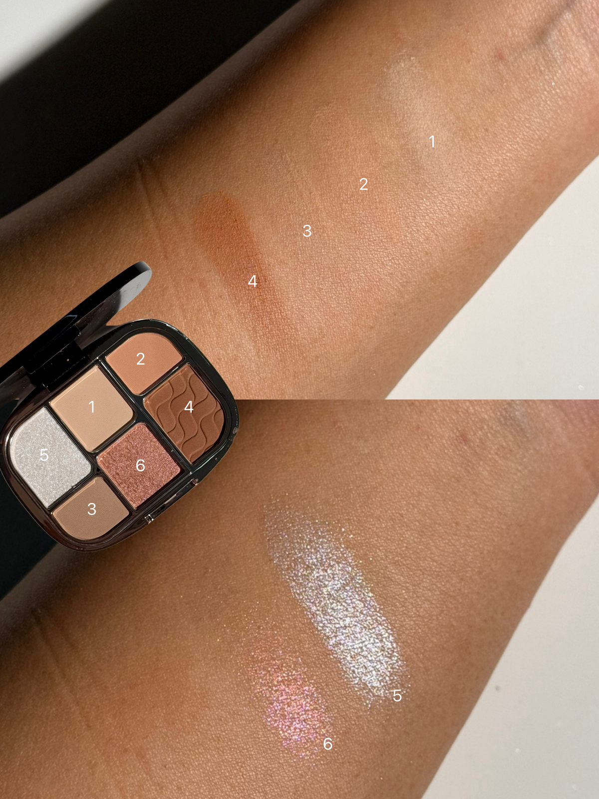 HERORANGE Mixed Soft Six-Color Eyeshadow Palette
