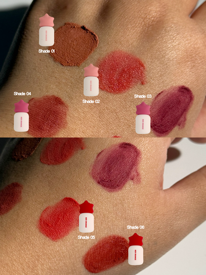 HERORANGE Star Tone Matte Lip Mud