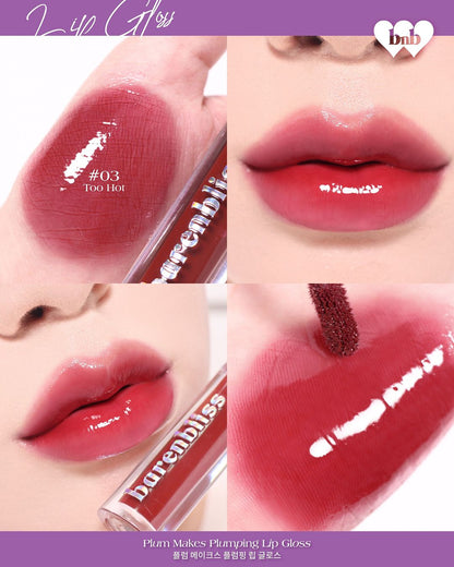 Barenbliss Plum Makes Plumping Lip Gloss