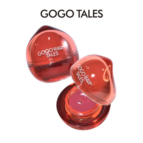 GOGO TALES Ice Lip Mud Ball - 3-in-1 Cream for Cheeks, Lip & Eyes