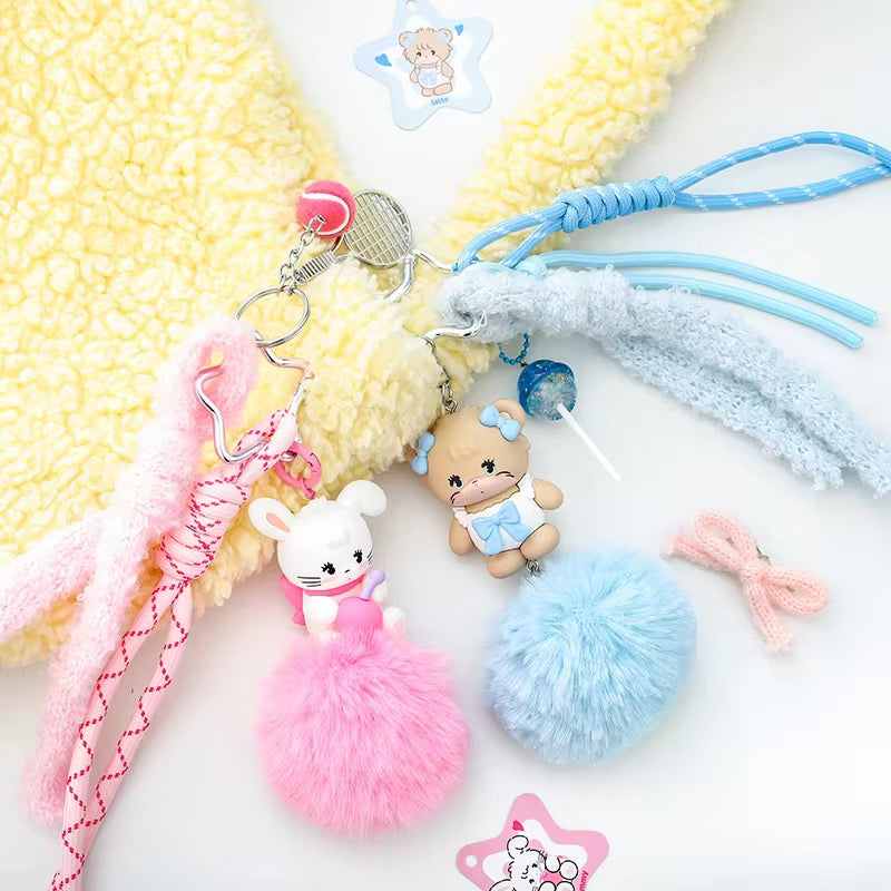 Mikko Illustrations Pom Pom Series Hanging Chain Blind Box (1 BOX)