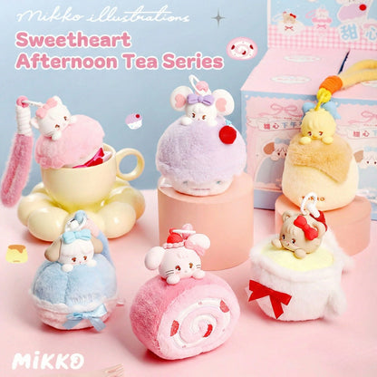 Mikko Illustrations Sweetheart Afternoon Tea Series Plush Keychain Blind Box (1 BOX)