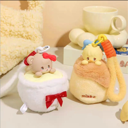 Mikko Illustrations Sweetheart Afternoon Tea Series Plush Keychain Blind Box (1 BOX)