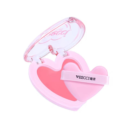 Heart-Shaped Mousse Cream Blush