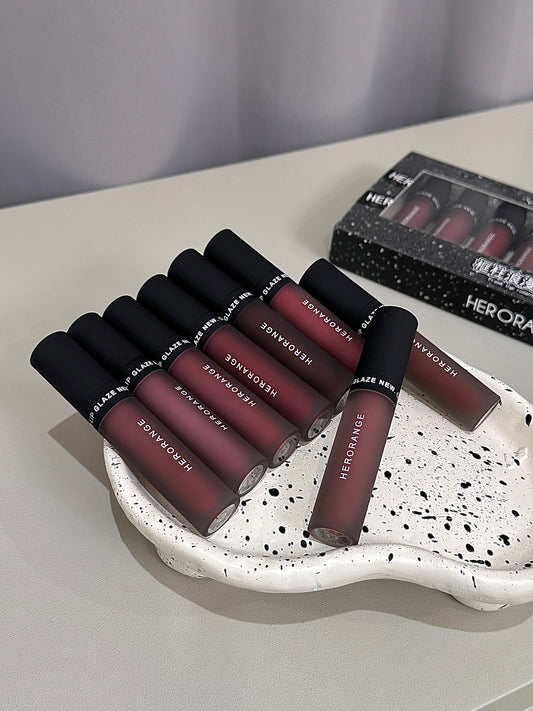 Hero Range Set of 8 Velvet Matte Lipsticks