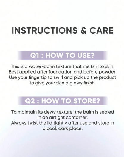 Judydoll Water Highlight Multi-Purpose Balm