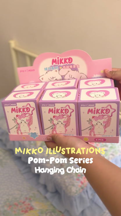Mikko Illustrations Pom Pom Series Hanging Chain Blind Box (1 BOX)