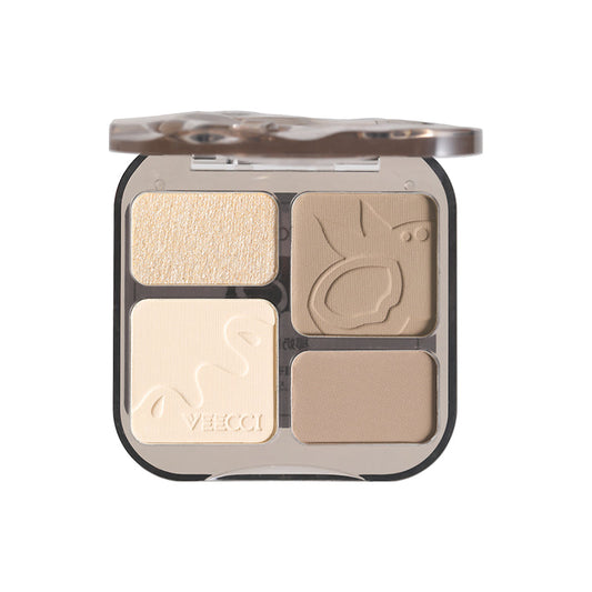 Veecci Easy to Draw Highlighter Contouring Palette